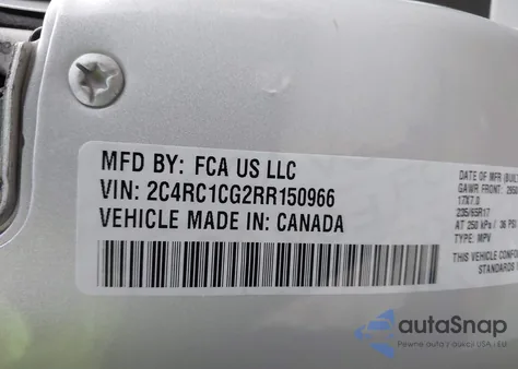 2024 Chrysler Voyager Lx z USA, uszkodzony, nr VIN 2C4RC1CG2RR150966